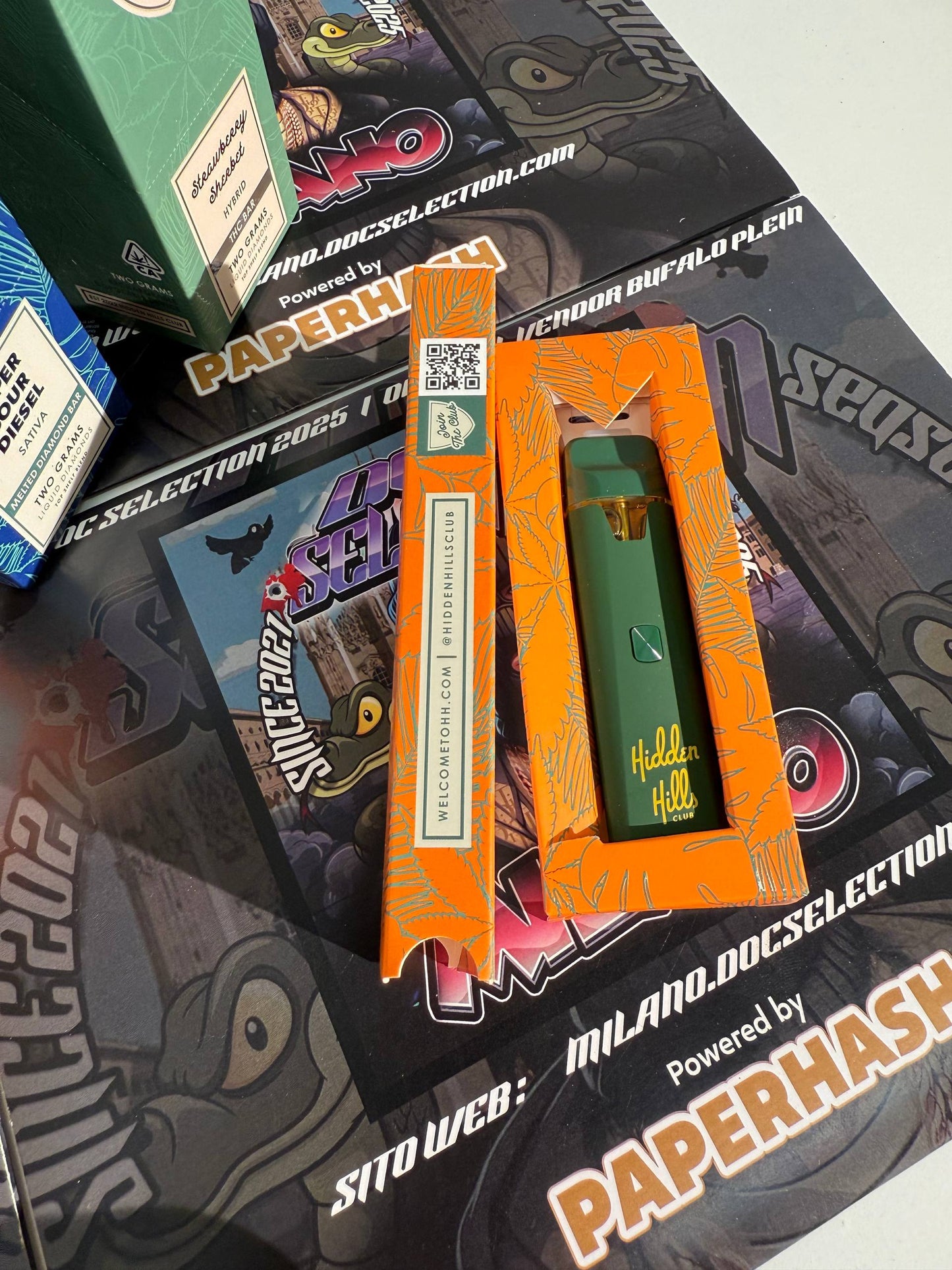 Vape pen 2gr The Hidden Hills Club 92% melted Diamond - RS11