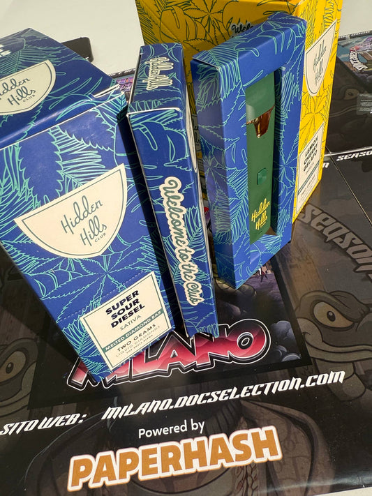 Vape pen 2gr The Hidden Hills Club 92% melted Diamond - SUPER SOUR DIESEL